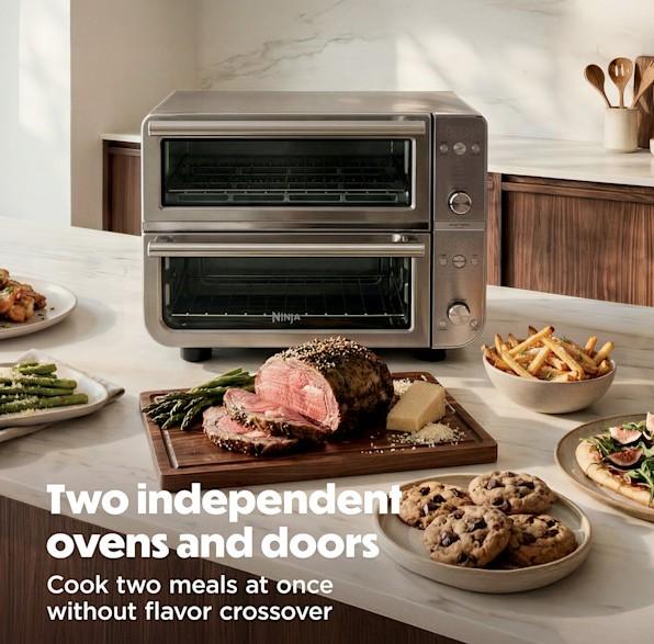 Double Oven Pro Smart XL Countertop Oven & Air Fryer