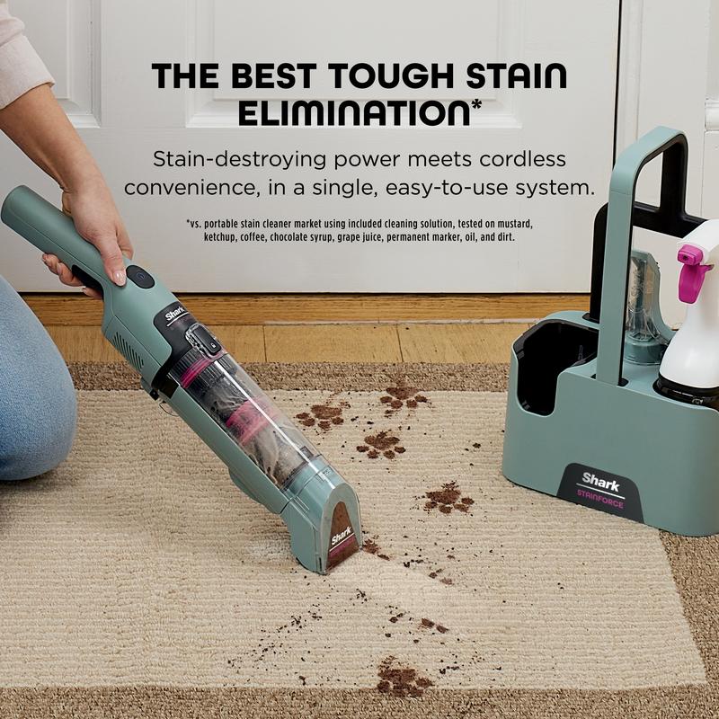 Handheld Spot & Stain Cleaner with Storage Caddy & Crevice Tool
