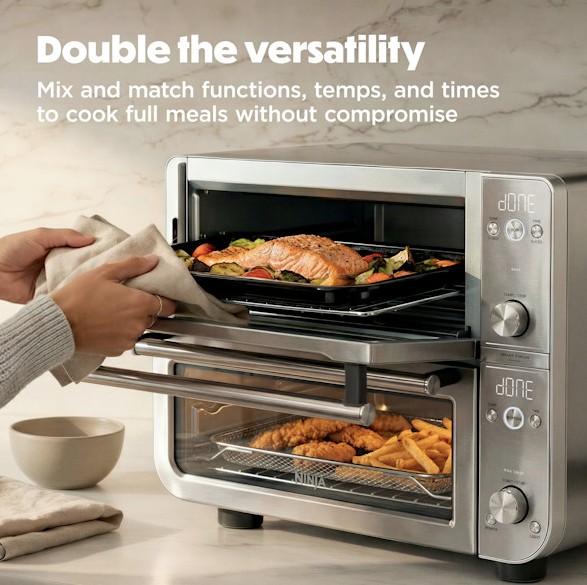 Double Oven Pro Smart XL Countertop Oven & Air Fryer