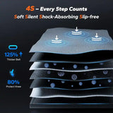 2-in-1 Walking Pad for Home & Office, 2.25HP Low-Noise Portable 265lbs Treadmill with LED Display for Walking and Jogging