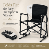 Camping Chair | Portable Folding Rocking Chair Perfect for Patios, Porches, and Camping Trips