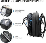 Large Travel Backpack For Women Men,Carry On Backpack,Hiking Backpack Waterproof Outdoor Sports Rucksack