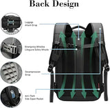 Large Travel Backpack For Women Men,Carry On Backpack,Hiking Backpack Waterproof Outdoor Sports Rucksack
