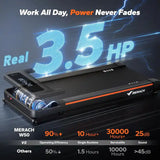 2-in-1 Walking Pad for Home & Office, 2.25HP Low-Noise Portable 265lbs Treadmill with LED Display for Walking and Jogging